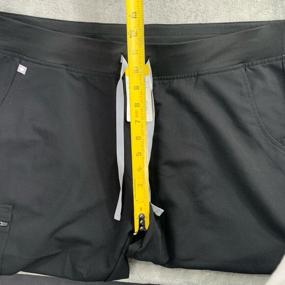 FIGS Scrub Pants Womens XXL Petite Zamora 2.0 Joggers Performance Medical Black - Picture 7 of 11